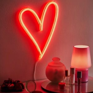 Neon Sign - Red Love Heart